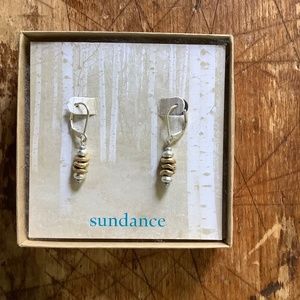Sundance Catalog Brass Cairn Earrings